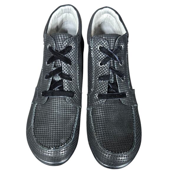 Alegria Ankle Boots US 8 EU 38 Elsa Leather Houndstooth Mini Cushioned Comfort - Picture 5 of 12